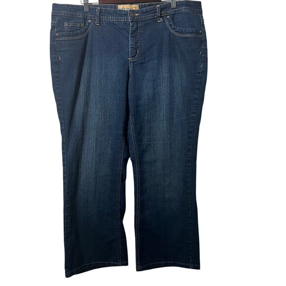 Just My Size Denim - JMS Just My Size Jeans Women's Plus Size 22W Blue High Rise Boot Leg Denim